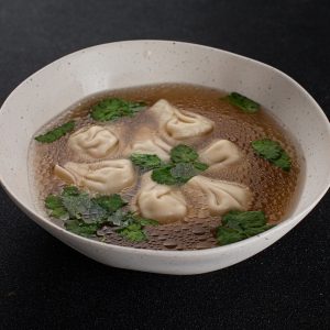 Суп с мини хинкали из курицы